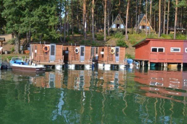 Hausboot Floß D7 | Außenansicht