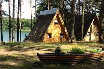 Camping in Holzhütten