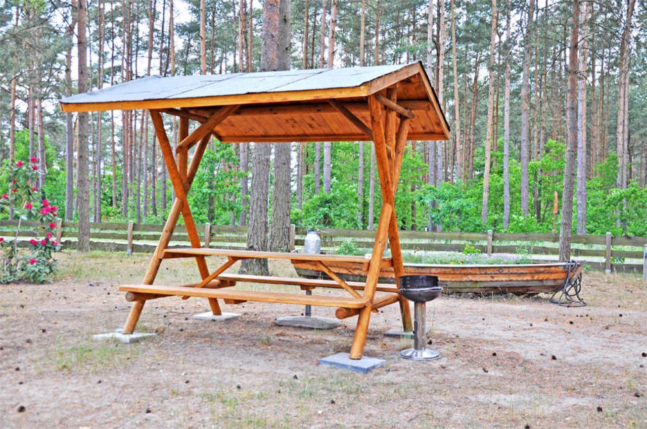 Unterstand zum Grillen