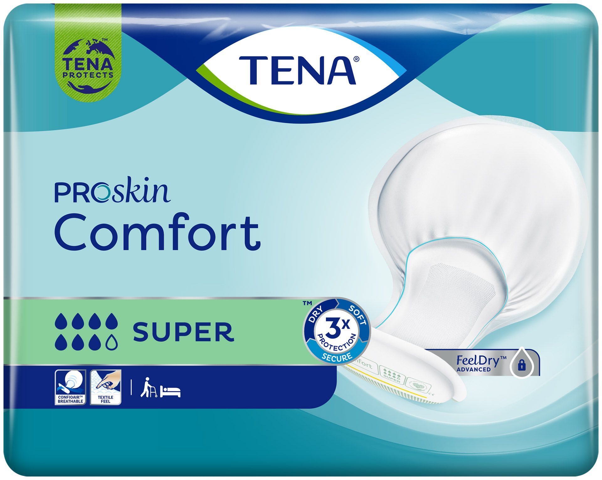 Tena Comfort Super muotoiltu inkontinenssisuoja