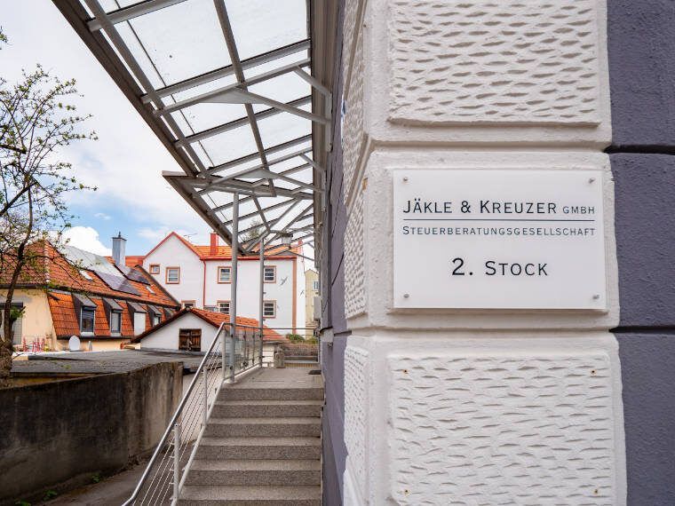 Außenansicht des Gebäudes von Jäkle & Kreuzer