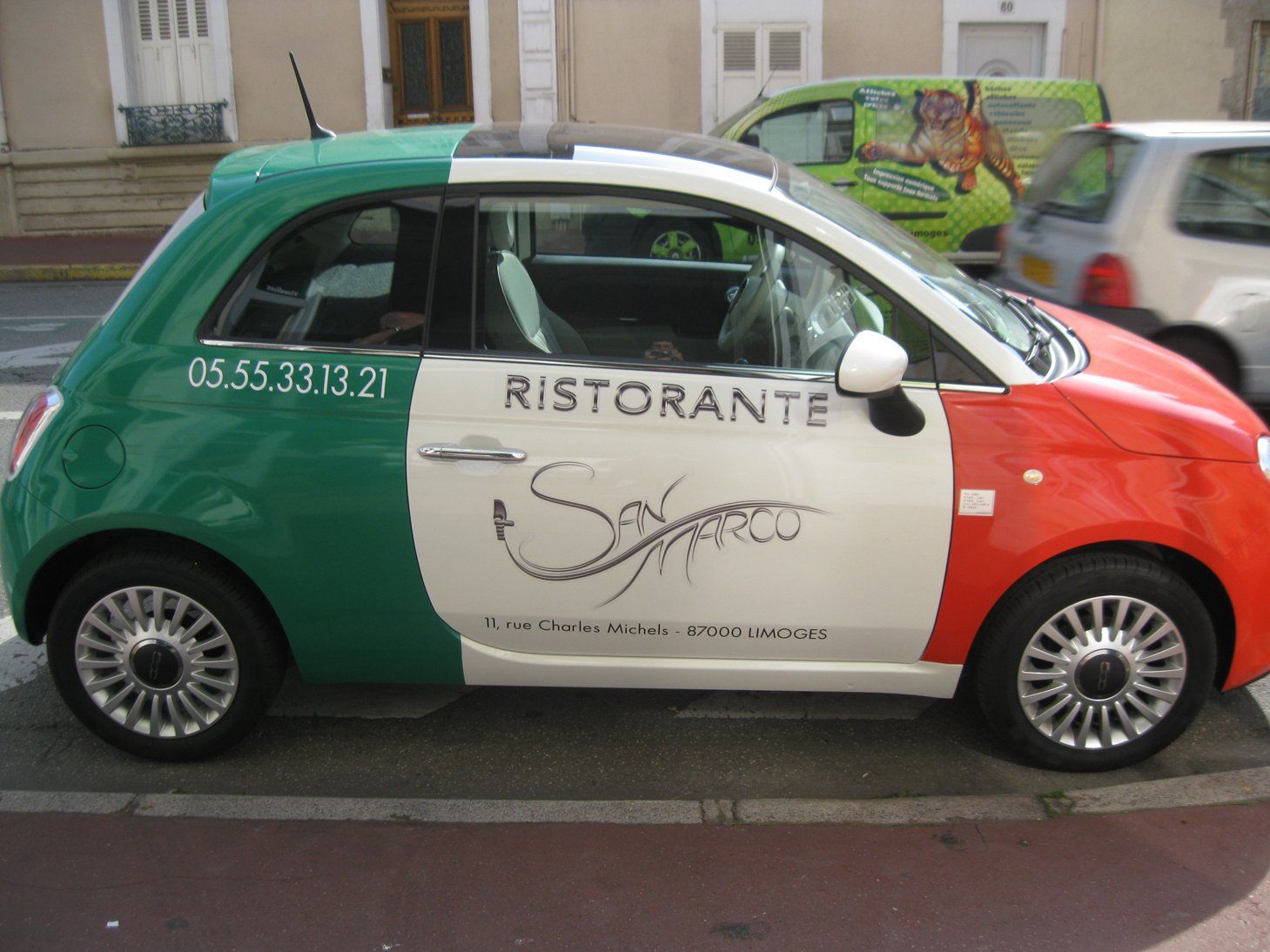 Covering voiture restaurant