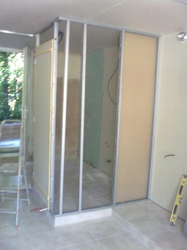 Installation d'une cabine de douche