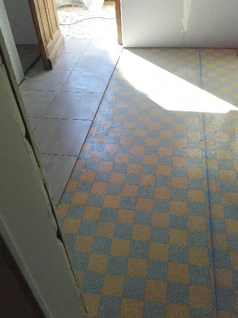 Aménagement en carrelage