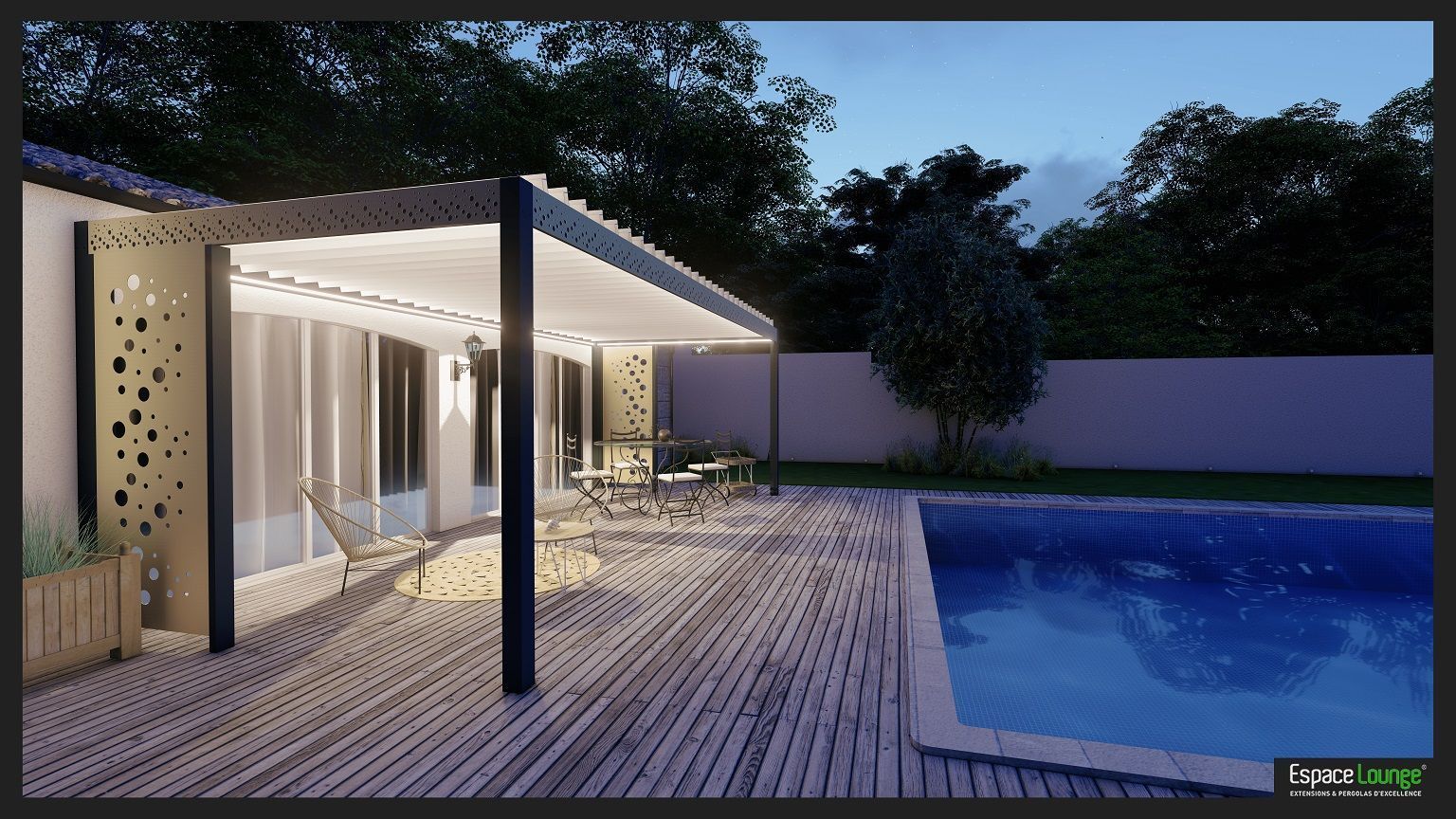 Pergola bio climatique 