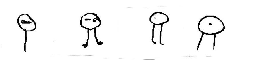Évolution de dessin d'enfant