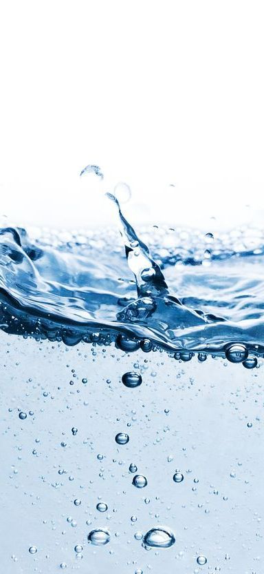 Goutte d'eau en surface