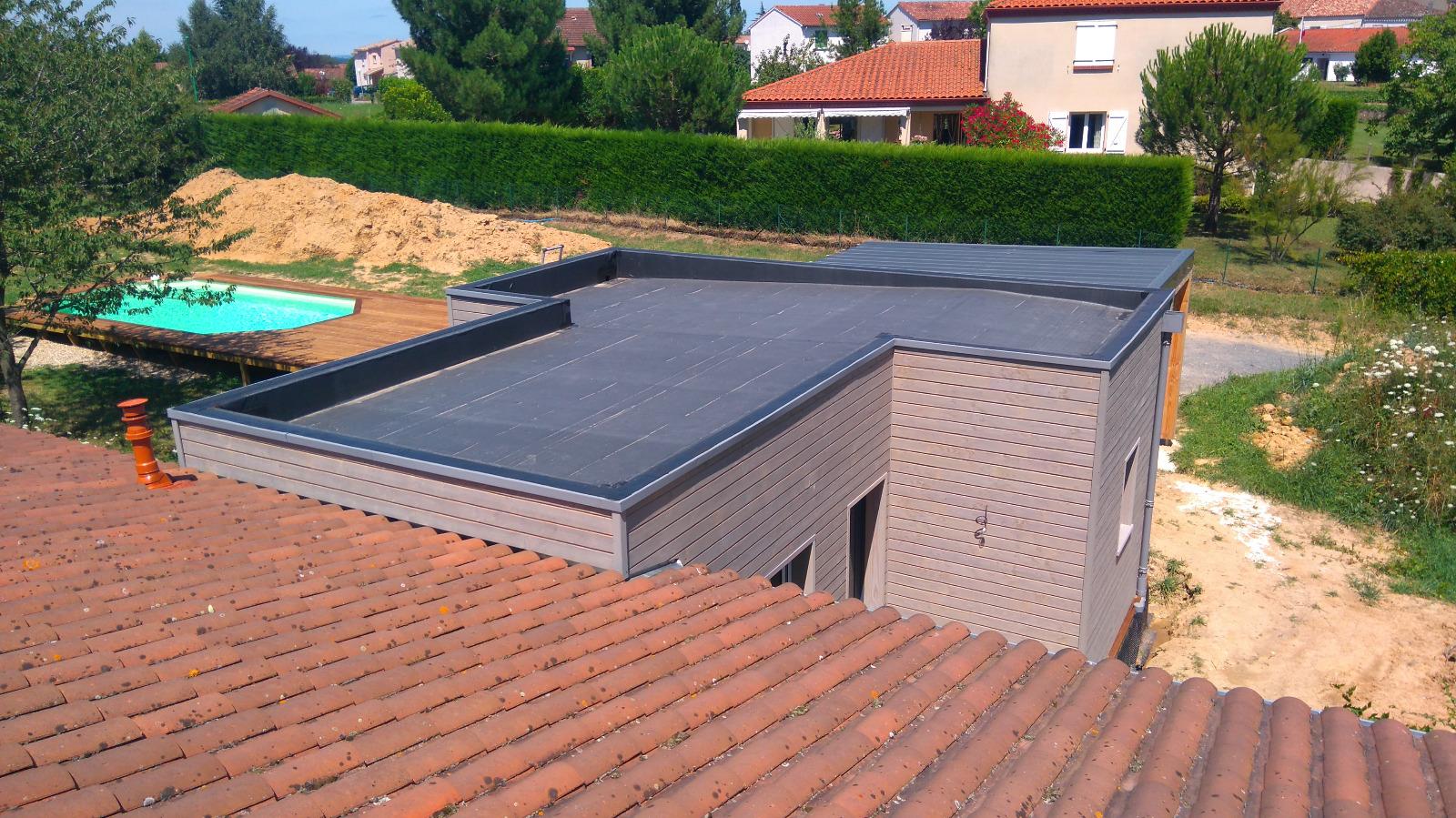 Un toit plat