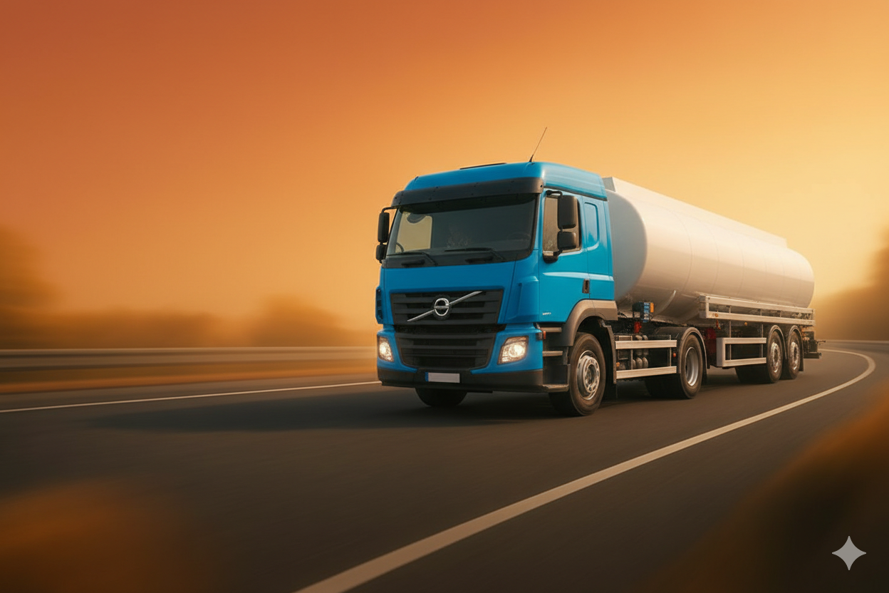 camion-citerne Volvo.