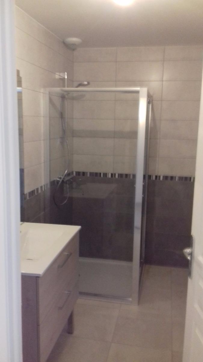 Porte de douche avec Paroi fixe sur receveur Extra Plat