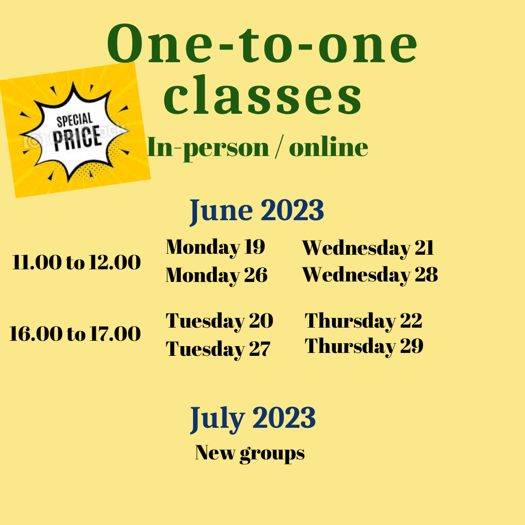 One-to-one classes
