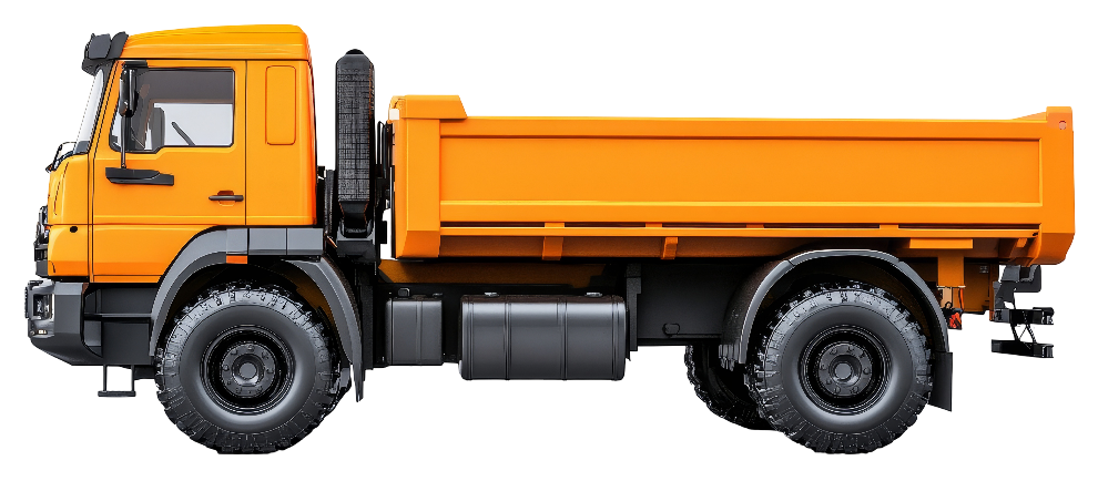 Un grand camion-benne