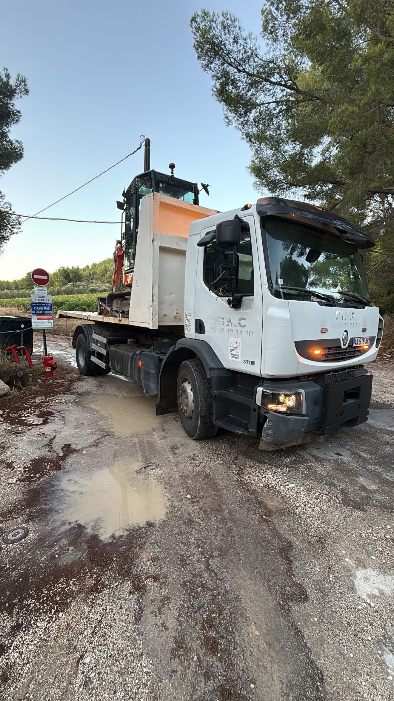 Camion à benne de charbon