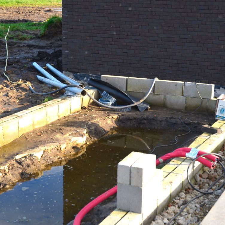 kelder onder water