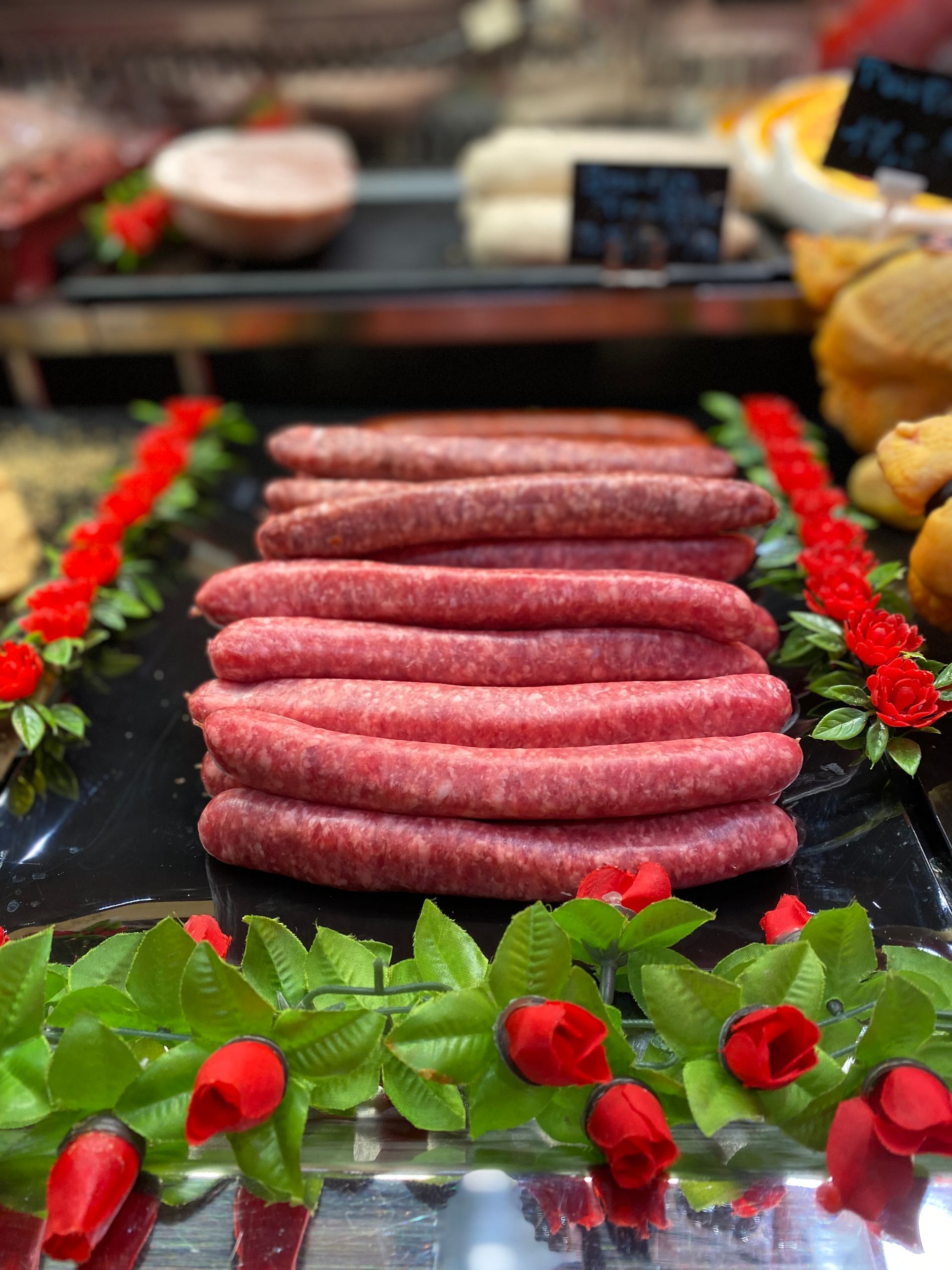 Saucisses et décoration