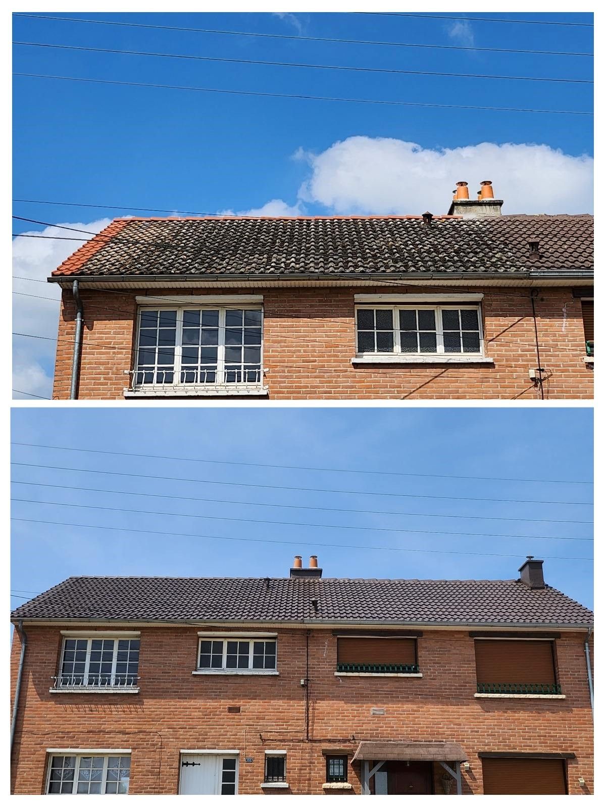 Démoussage de toiture