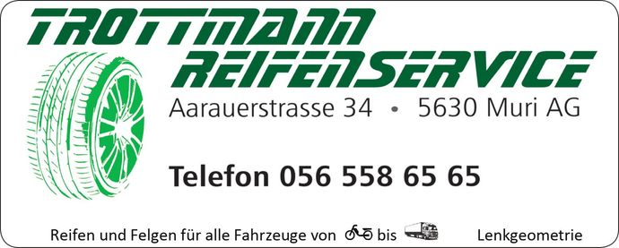 Reifenhotel - Trottmann Reifenservice - Muri AG