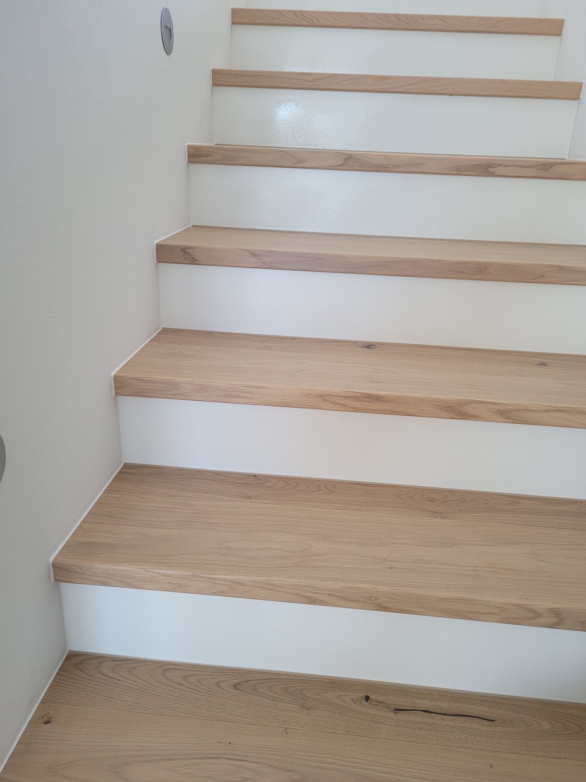 Fachgemäß verfugte Treppe