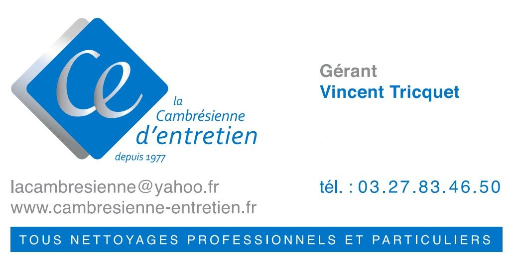La carte de visite de La Cambrésienne d'Entretien