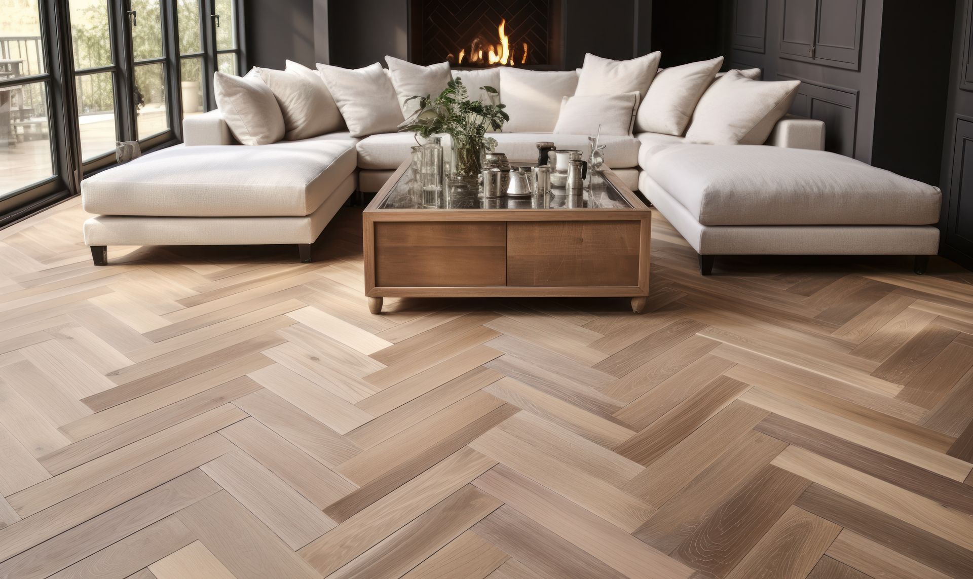 Du parquet dans un salon