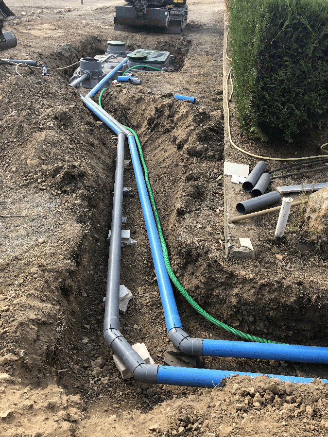 Viabilisation de terrain avec assainissement