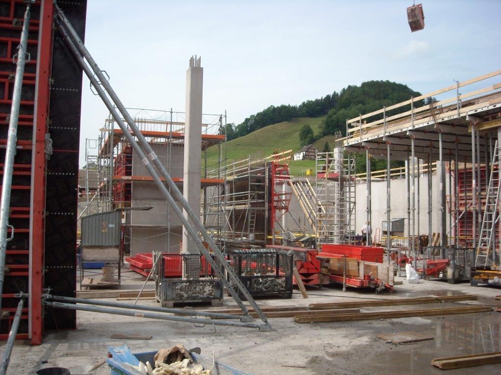 Neubau (Wände + Decke EG, Brauerei)