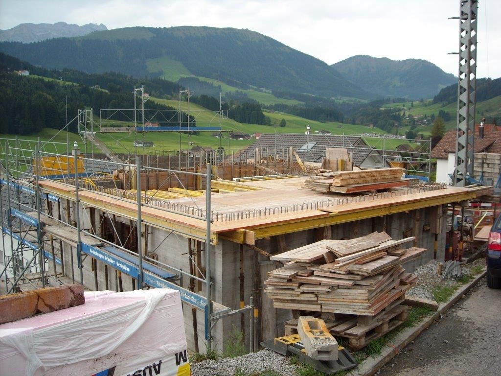 Neubau (Decke EFH Koch, Gonten)