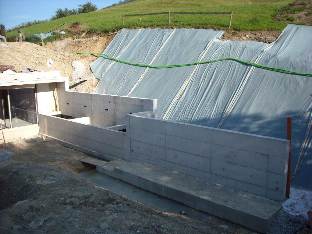 Umgebung (Stützmauer, Sparr)