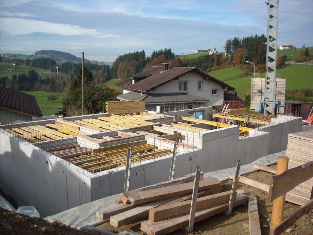 Neubau (Decke EFH Fuchs, Haslen)