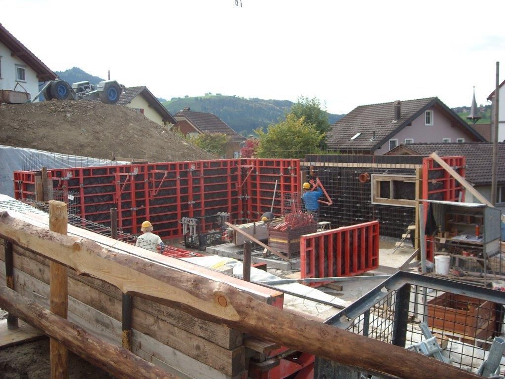 Neubau (Wände Beton EFH Fuchs, Haslen)