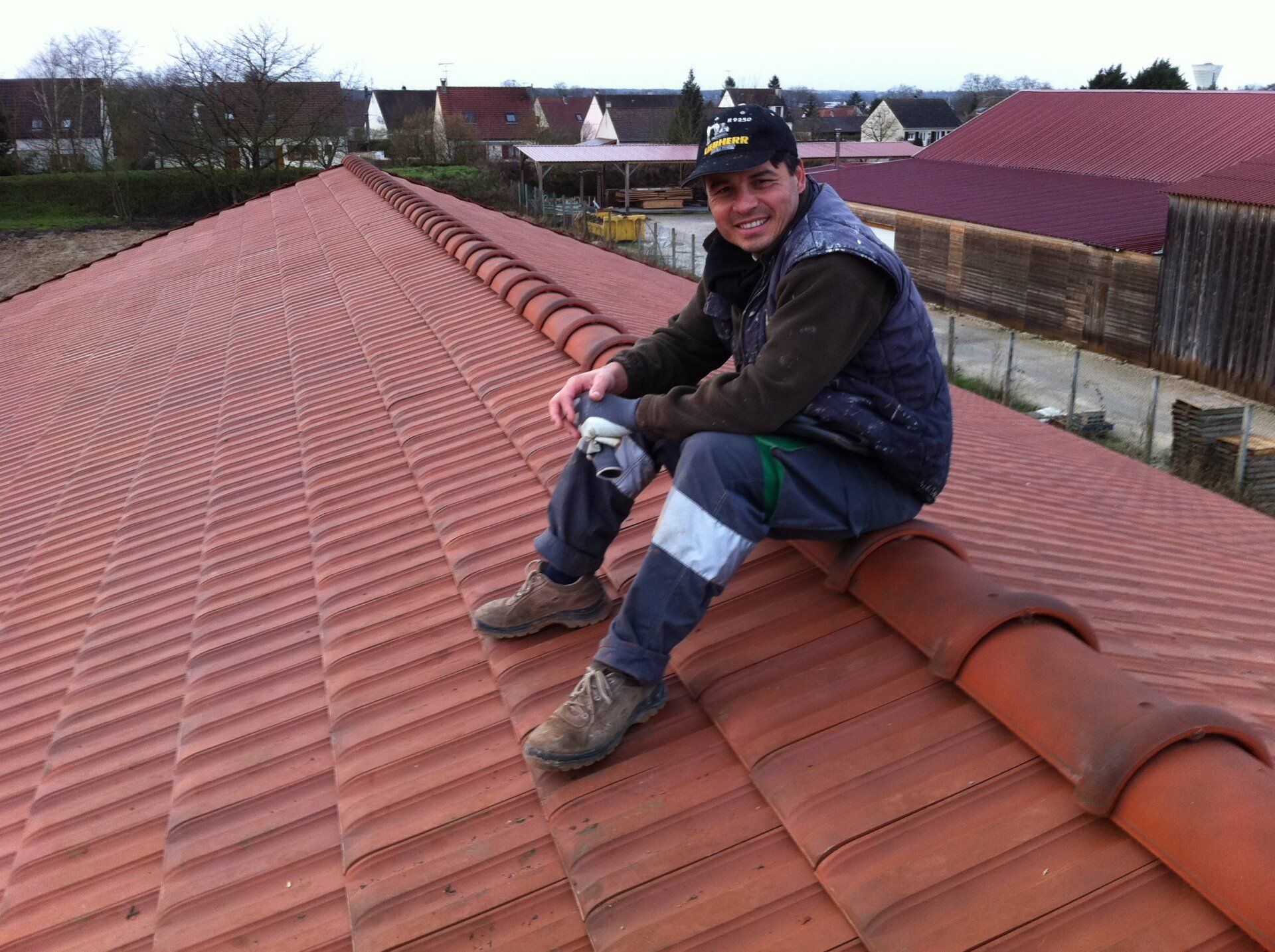 construction d'un toitrue neuve