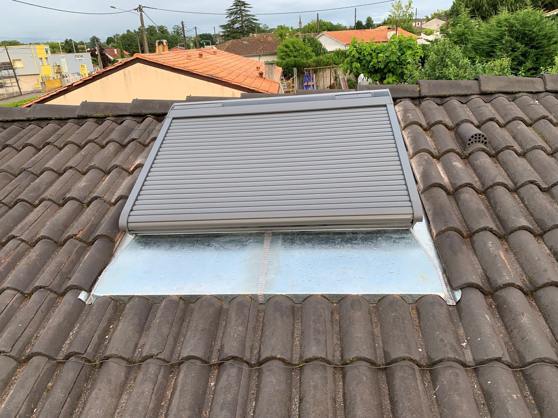 pose de fenêtre fermé