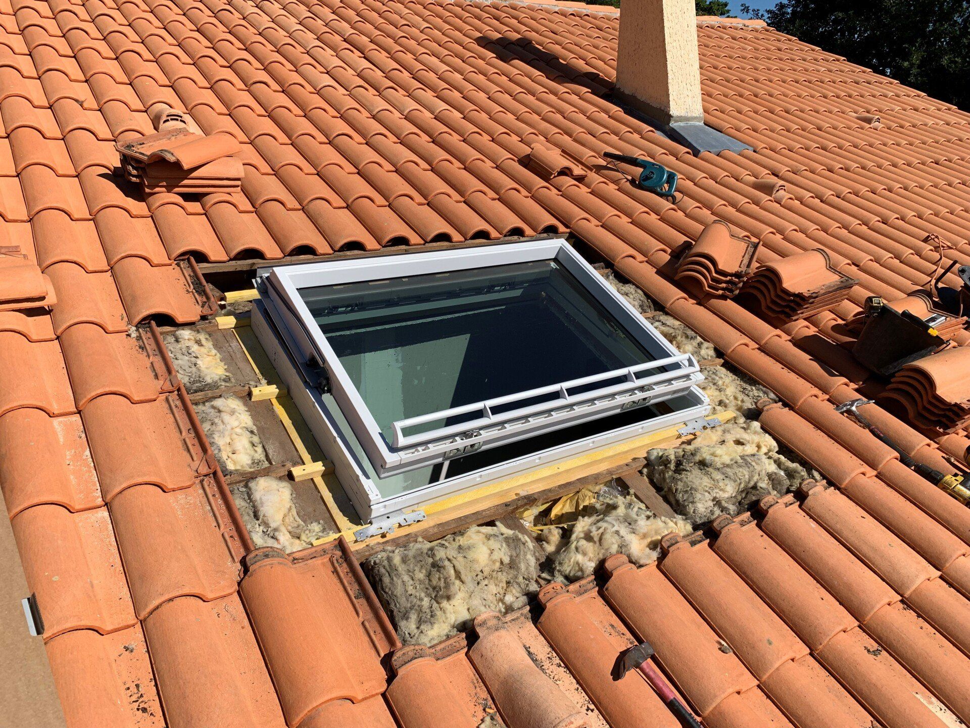 fenêtre de toit posé