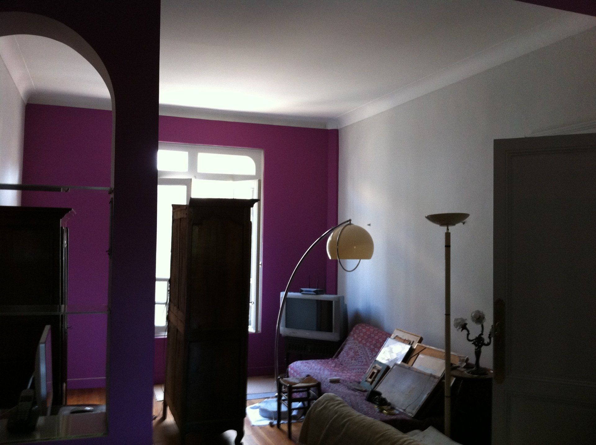 Peinture murs chantier de fin