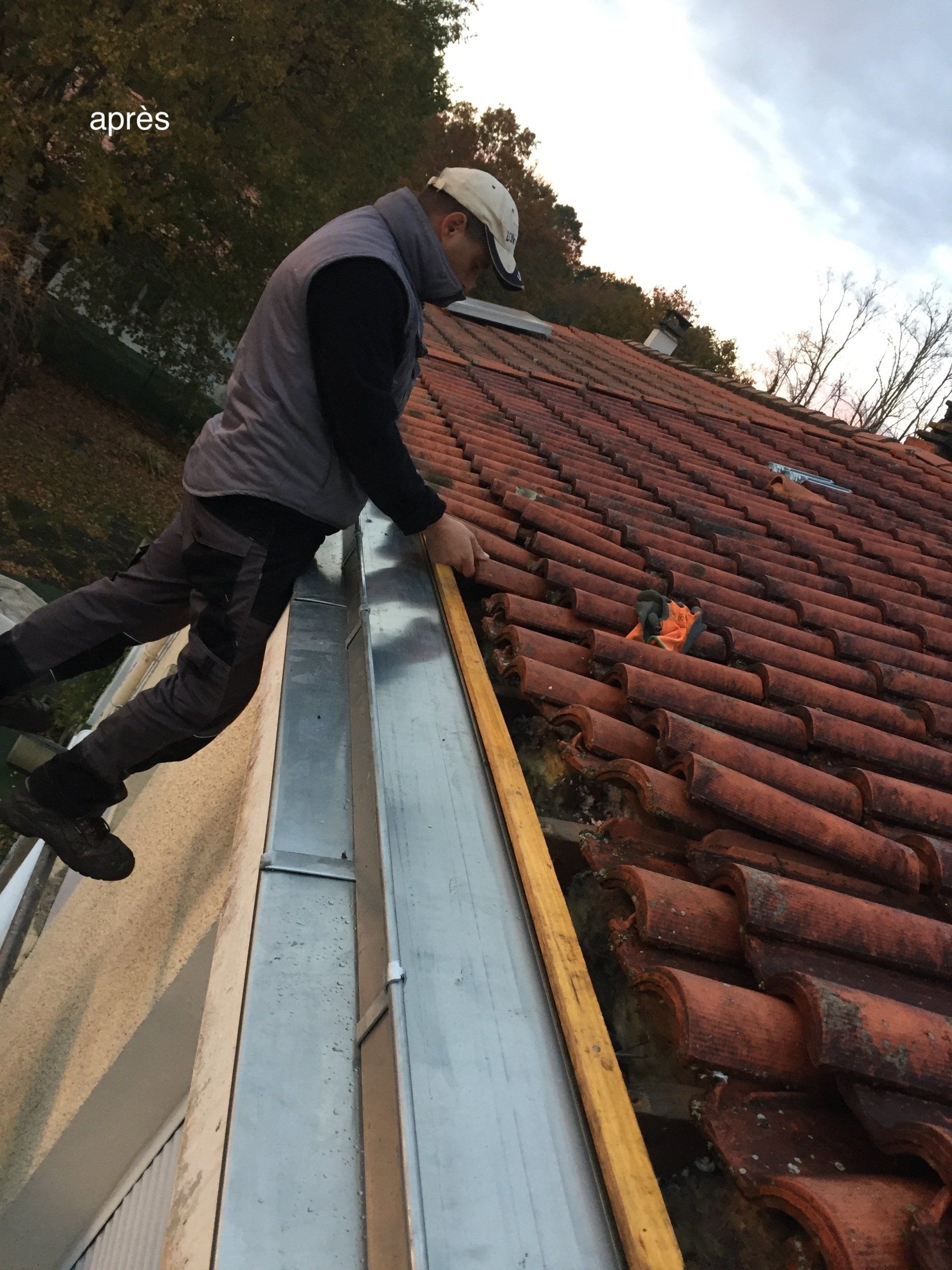 Travaux de toiture et zinguerie