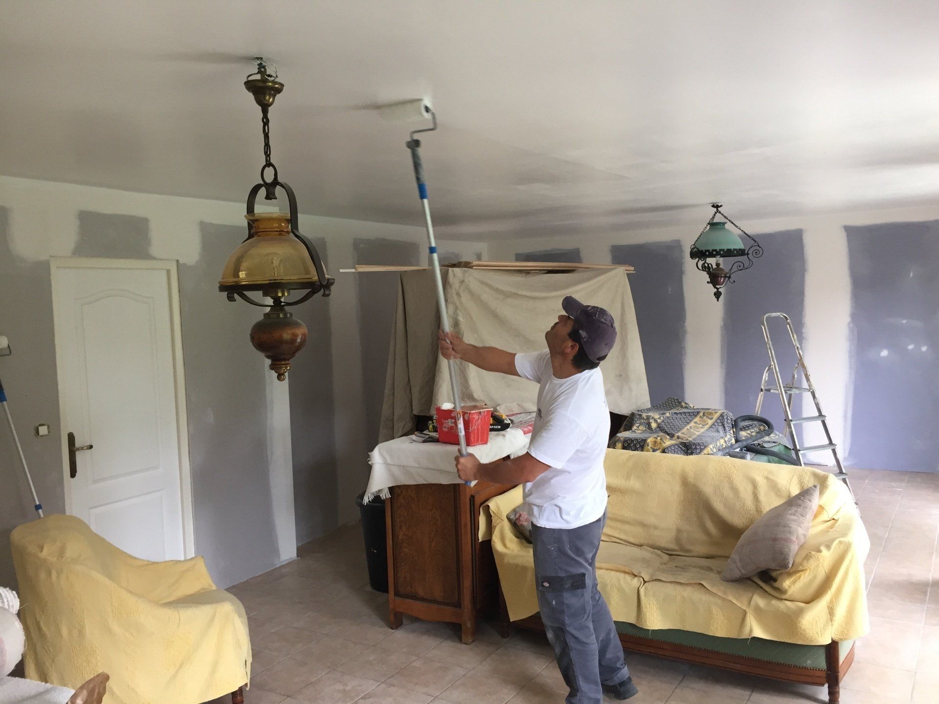 Travaux de peinture intérieure