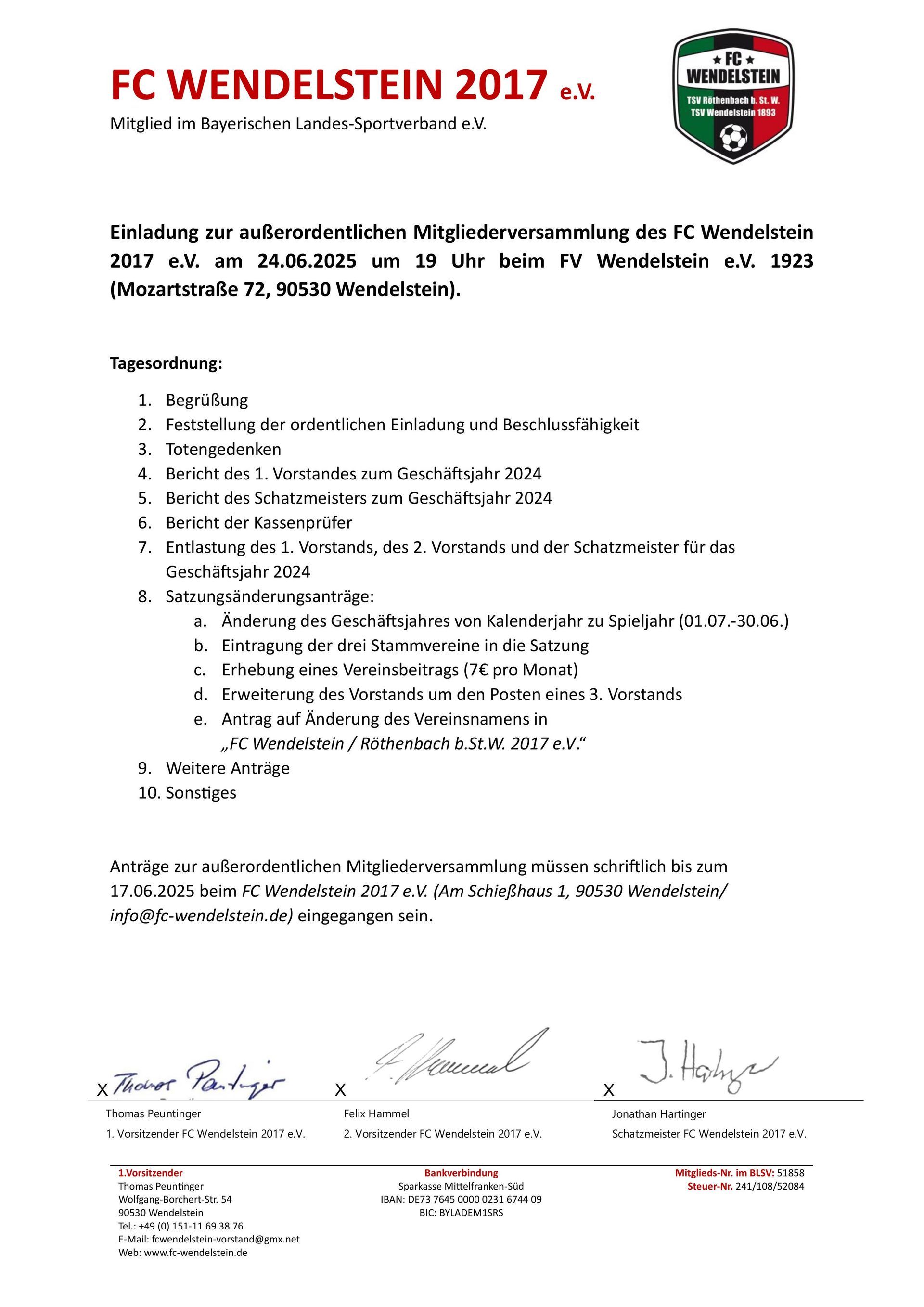 Einladung