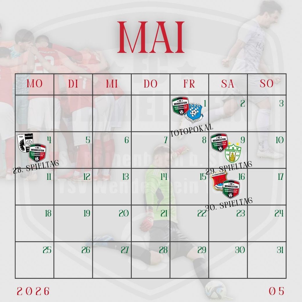 Spielplan März 26