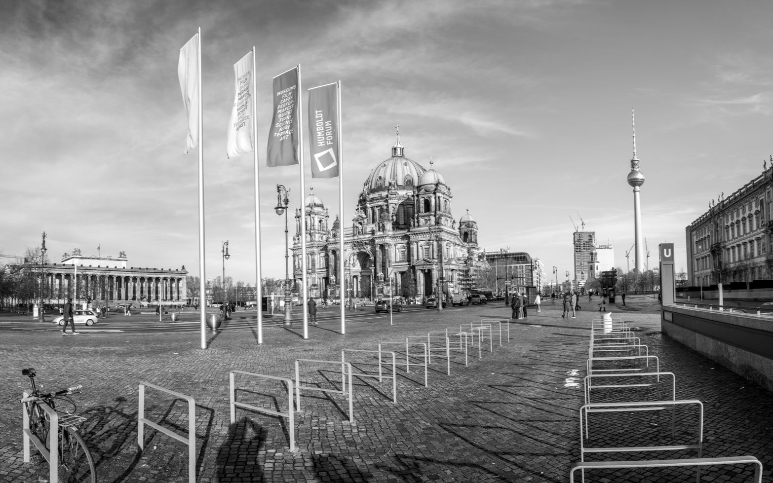 Panorama of the City : Altes Museum, Berliner Dom, Alexanderplatz, Fernsehturm, Humboldt Forum