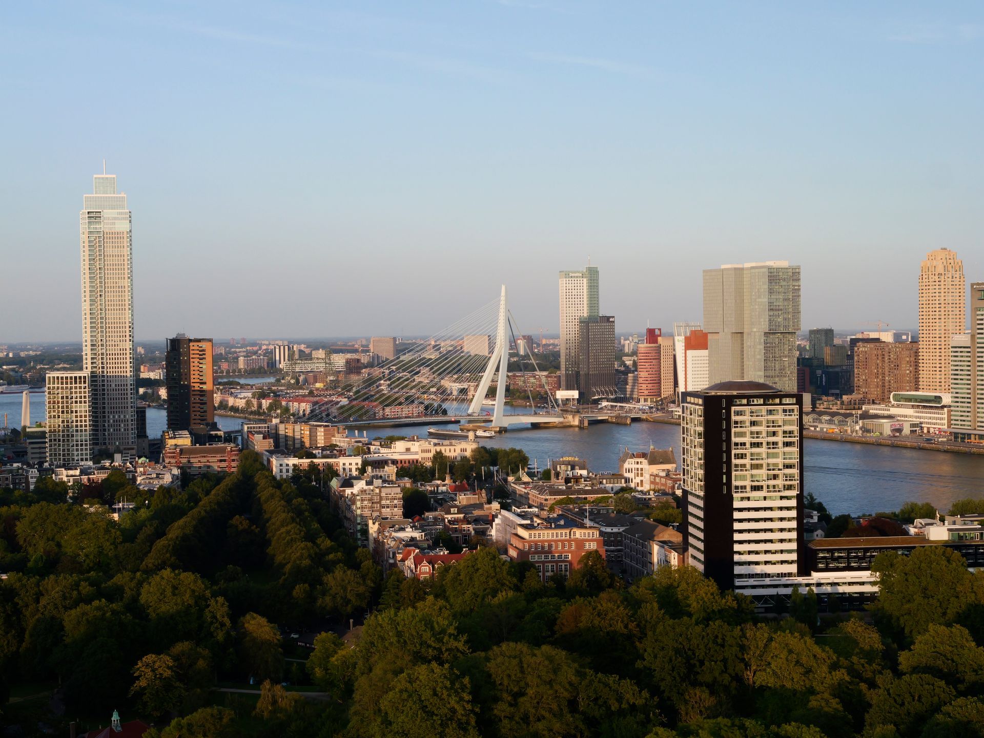 Rotterdam City at Sundown