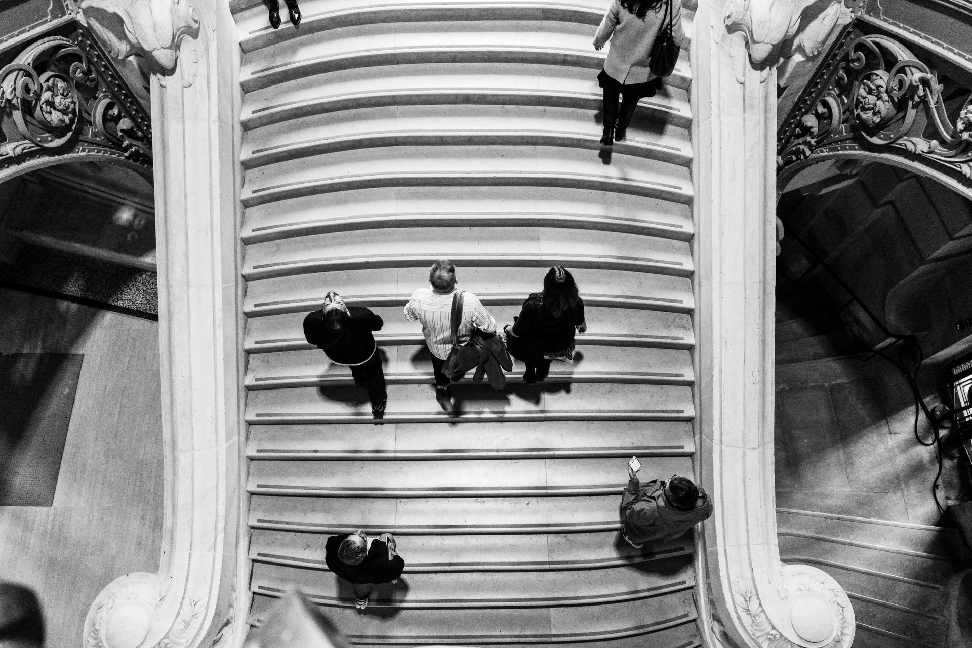 Look over the Staircase Outside