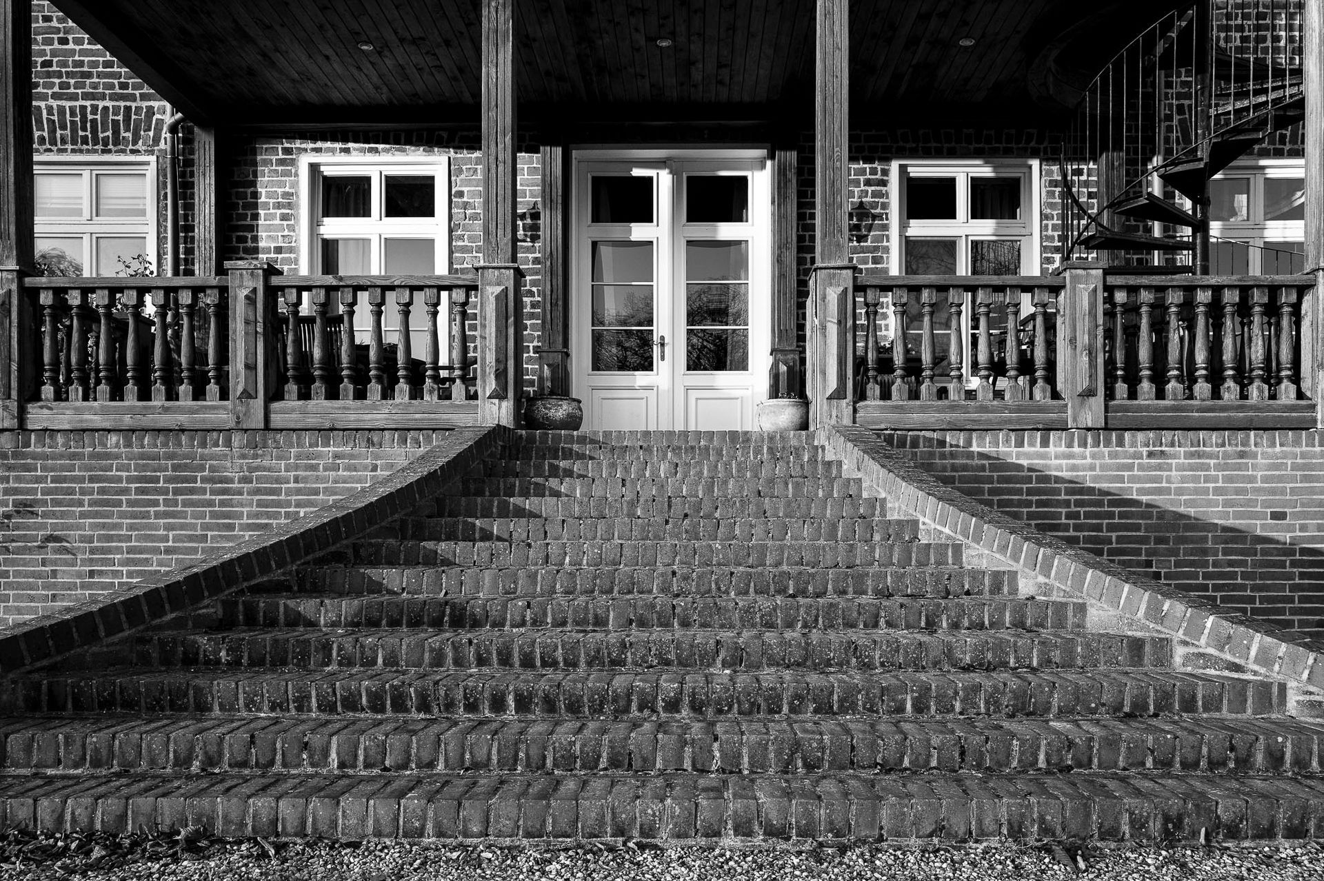 Parkeingang Gutshaus Ludorf