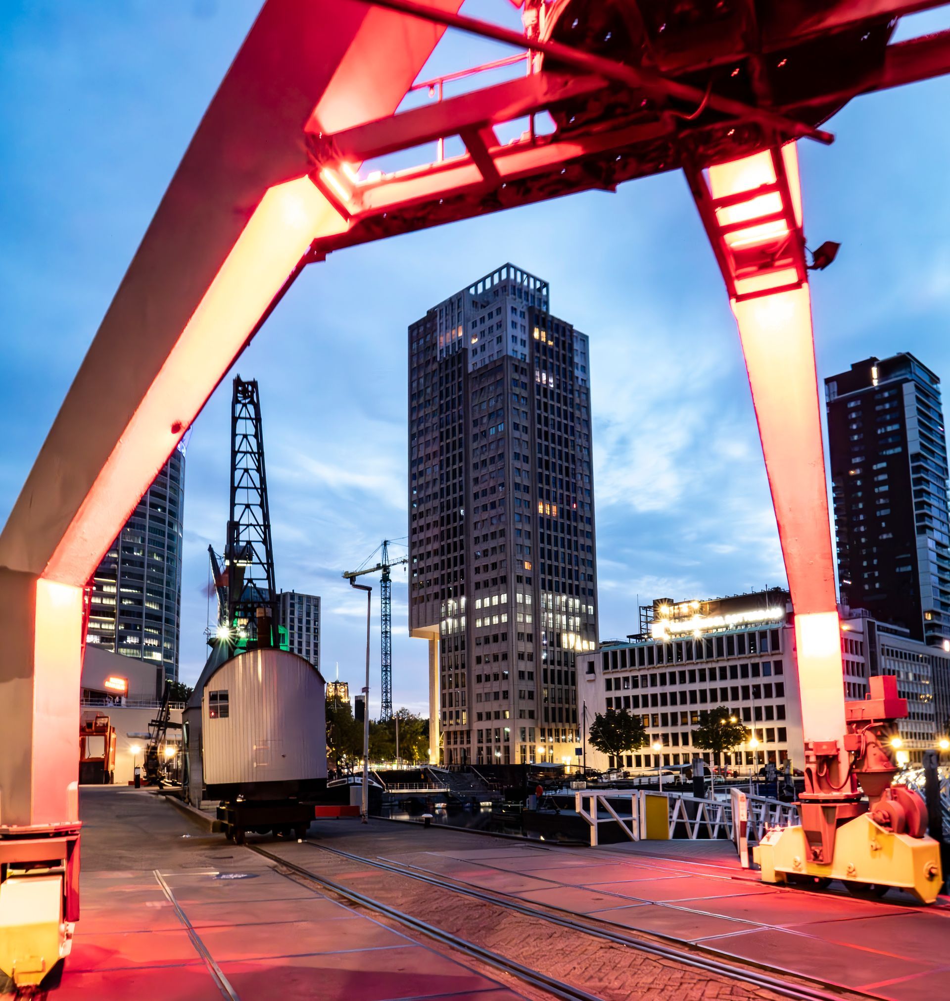 Old Harbor Old Crane