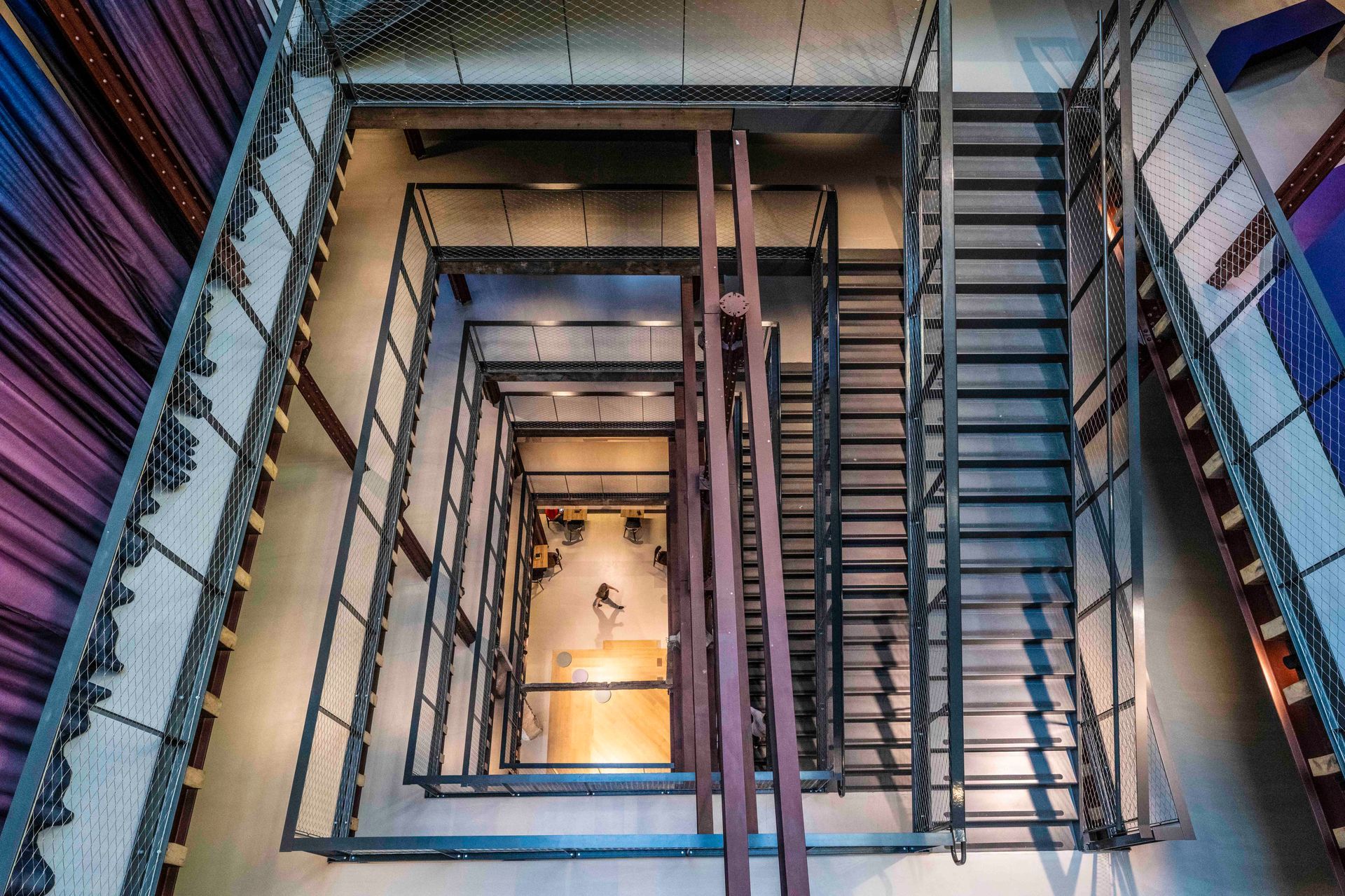 Stair Case from Top View