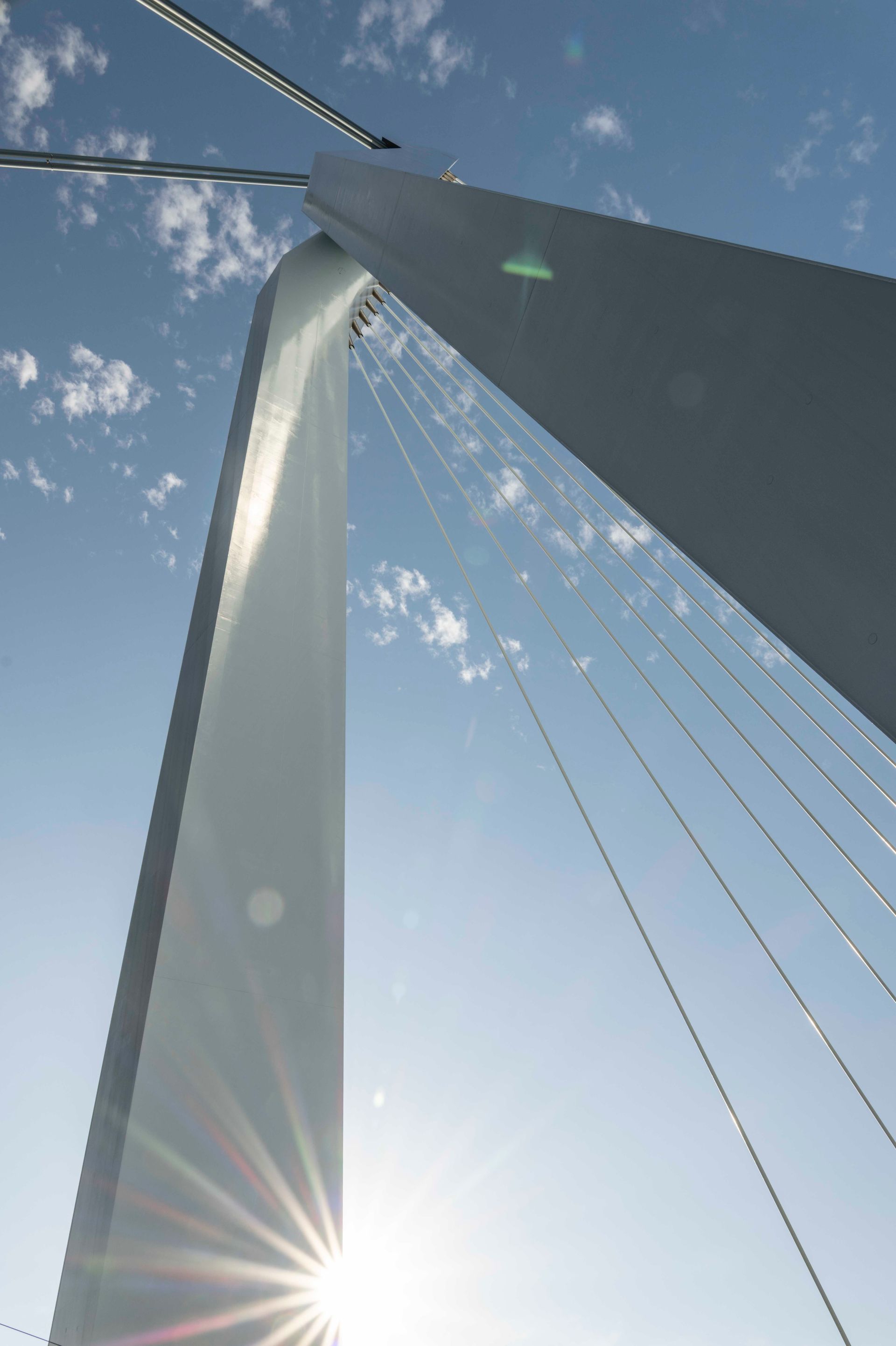 Sky and Erasmus Bridge