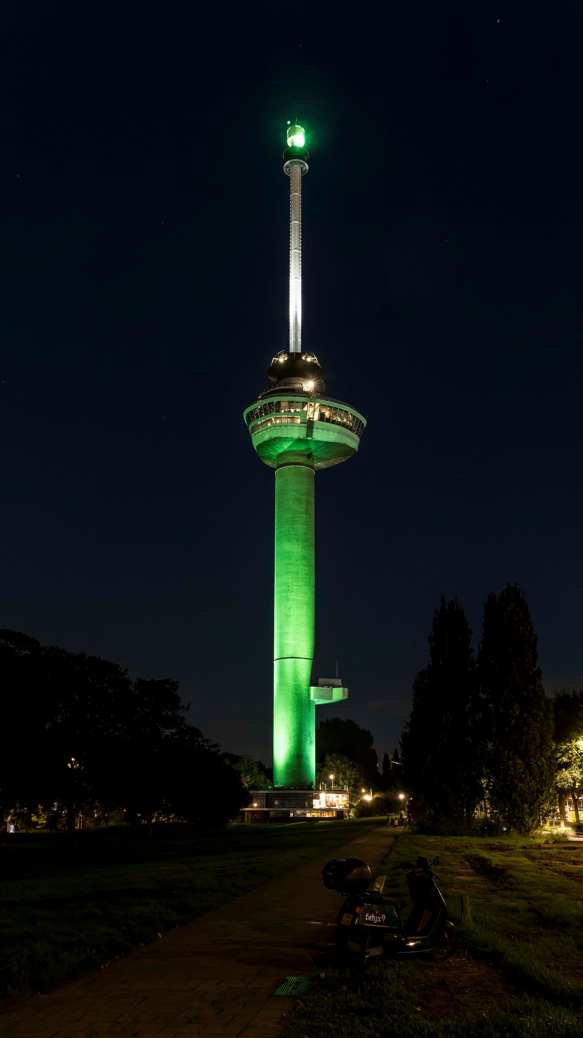 Euromast at night