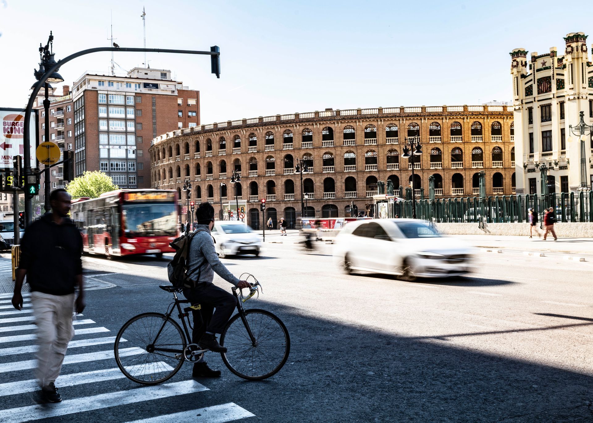 Near Central Station bullfighting arena
