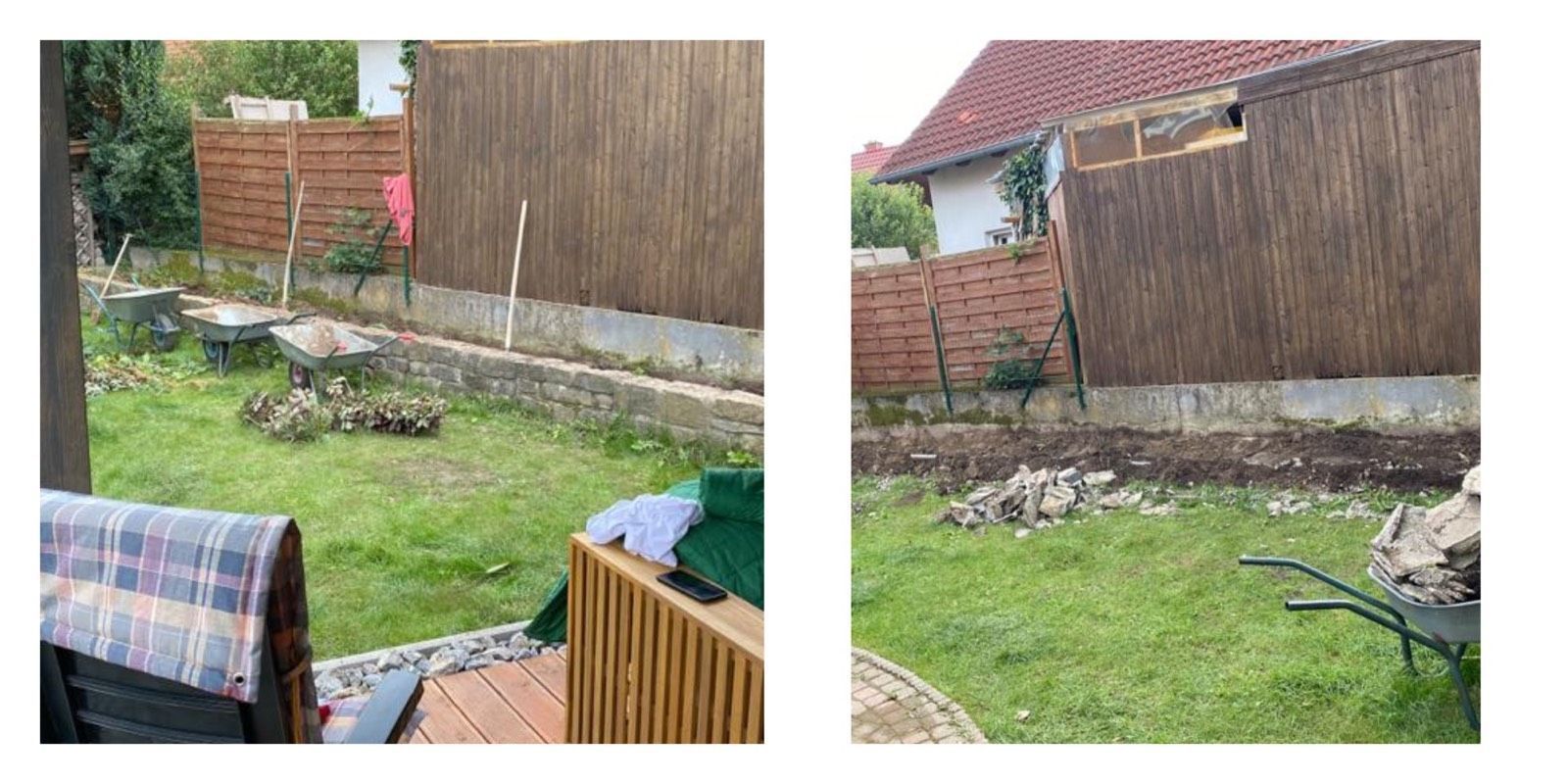 Bilder Vorher/Nachher von Renovationen