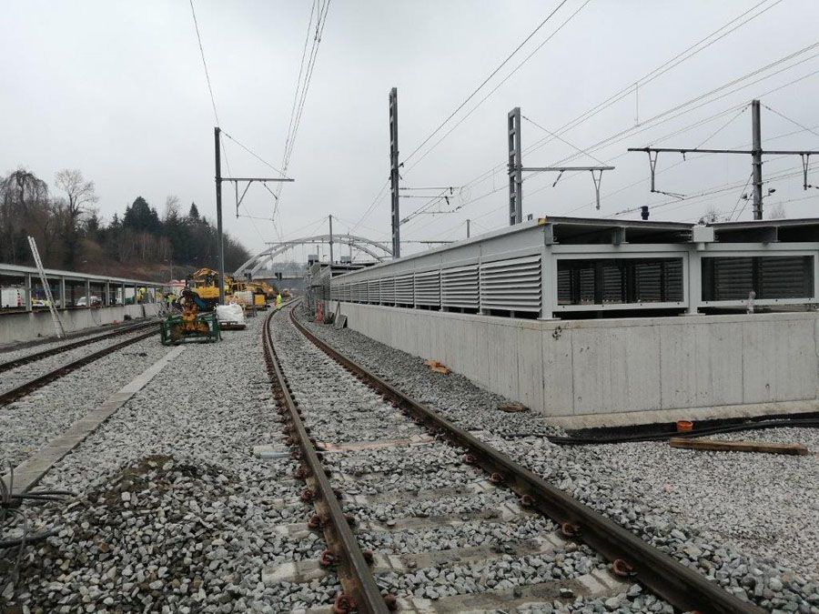 Passerelle pour rampes et abri vélos 3