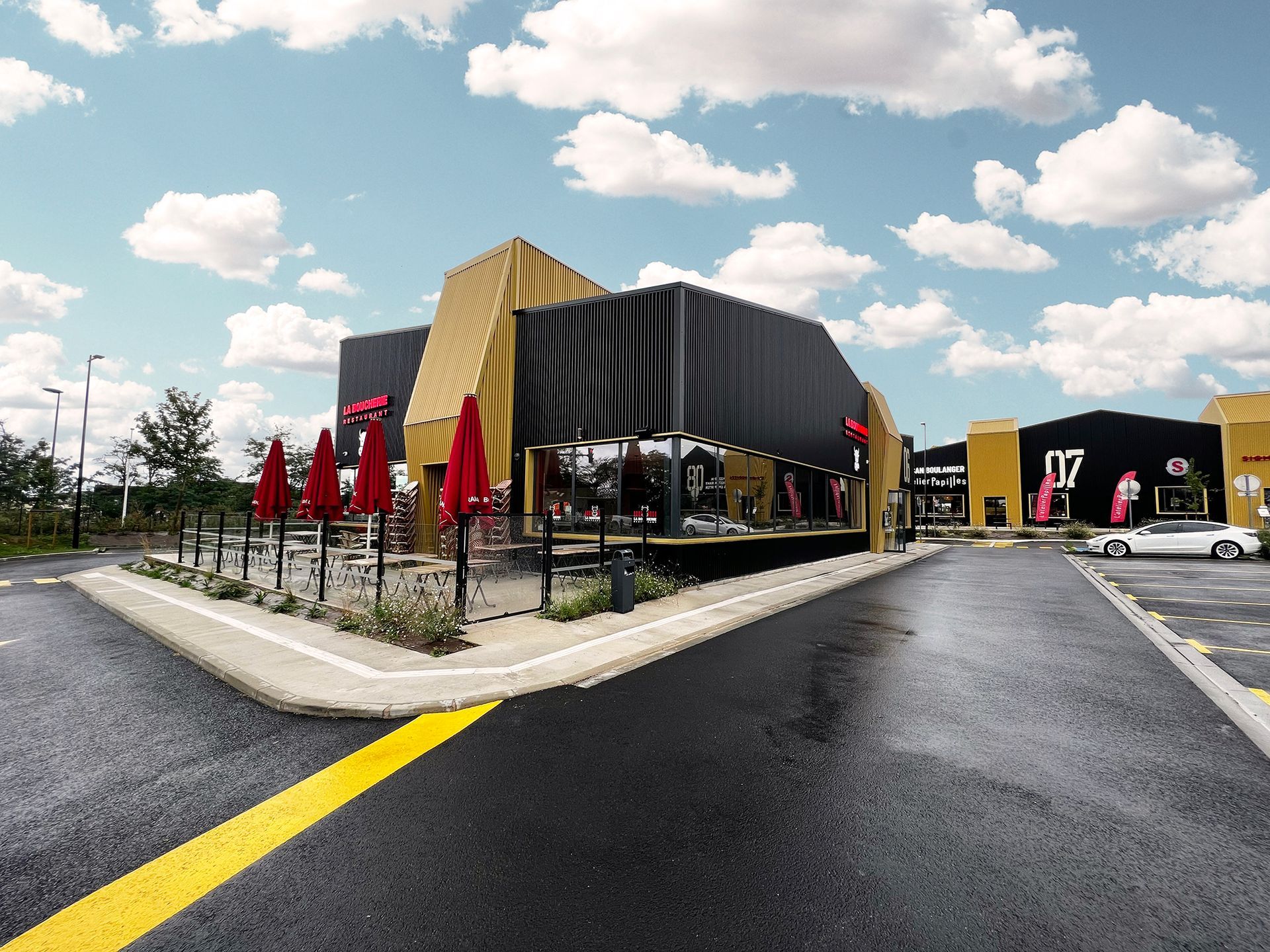 Vue d'un restaurant La Boucherie à Pontoise